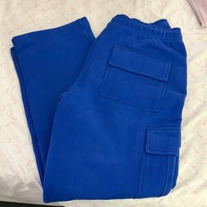 Aritzia sweatfleece cargos